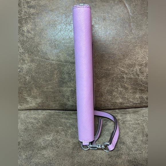 Tory Burch Purple Continental Saffiano Leather Wallet/Wristlet - Picture 8 of 14